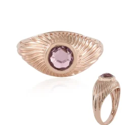 Lavendel-Amethyst-Silberring