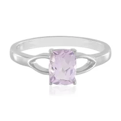 Lavendel-Amethyst-Silberring