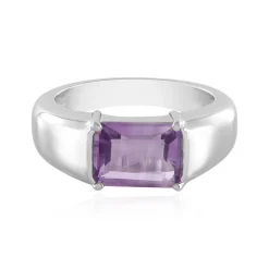 Lavendel-Amethyst-Silberring