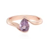Lavendel-Amethyst-Silberring