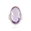 Lavendel-Amethyst-Silberring
