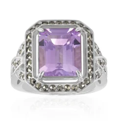 Lavendel-Amethyst-Silberring (Annette classic)