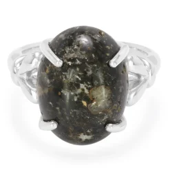 Leoparden-Opal-Silberring