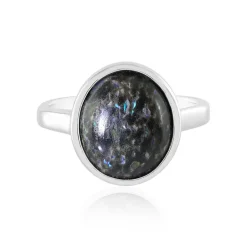 Leoparden-Opal-Silberring