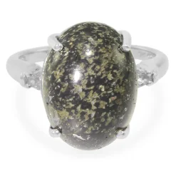 Leoparden-Opal-Silberring