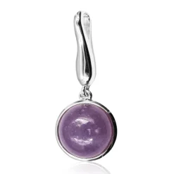 Lepidolith-Silberanhänger