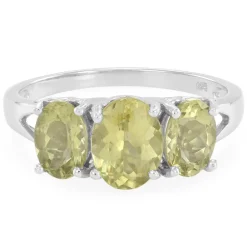 Limonen-Apatit-Silberring