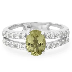 Limonen-Apatit-Silberring