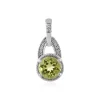 Limonen-Quarz-Silberanhänger