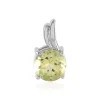 Limonen-Quarz-Silberanhänger