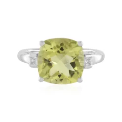 Limonen-Quarz-Silberring