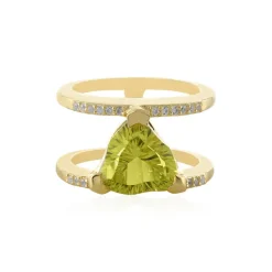 Limonen-Quarz-Silberring