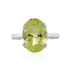 Limonen-Quarz-Silberring