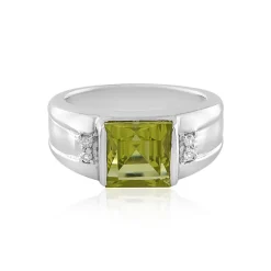 Limonen-Quarz-Silberring