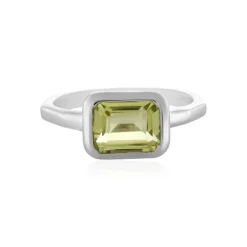 Limonen-Quarz-Silberring