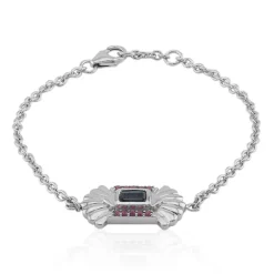 Londonblauer Topas-Silberarmband (Remy Rotenier)