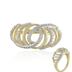 Lupenreiner (F) Brillant-Goldring (LUCENT DIAMONDS)