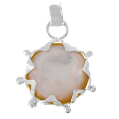 Mabe-Perlen-Silberanhänger