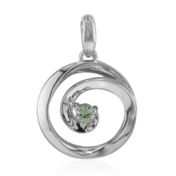 Madagaskar-Demantoid-Silberanhänger (John Ferry)