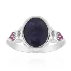 Madagaskar-Iolith-Silberring (Remy Rotenier)