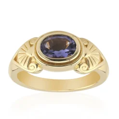 Madagaskar-Iolith-Silberring (Remy Rotenier)