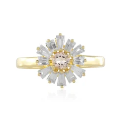 Madagaskar-Morganit-Silberring