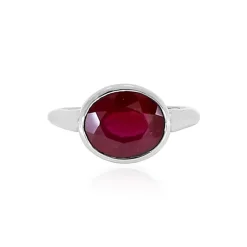 Madagaskar-Rubin-Silberring