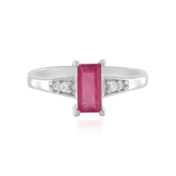 Madagaskar-Rubin-Silberring