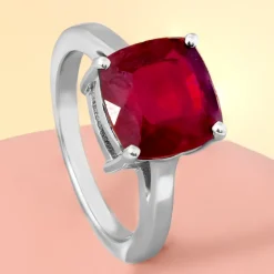 Madagaskar-Rubin-Silberring