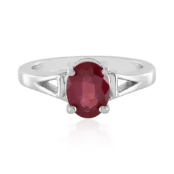 Madagaskar-Rubin-Silberring