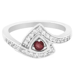 Madagaskar-Rubin-Silberring