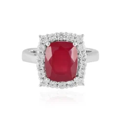 Madagaskar-Rubin-Silberring