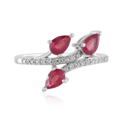 Madagaskar-Rubin-Silberring