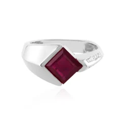 Madagaskar-Rubin-Silberring (de Melo)