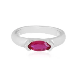 Madagaskar-Rubin-Silberring