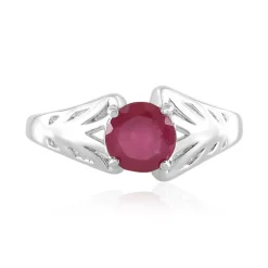 Madagaskar-Rubin-Silberring