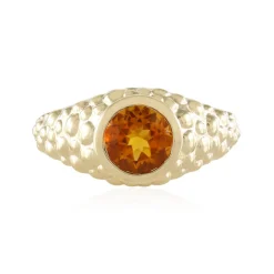 Madeira-Citrin-Silberring