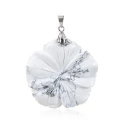 Magnesit-Silberanhänger