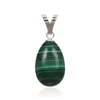 Malachit-Silberanhänger