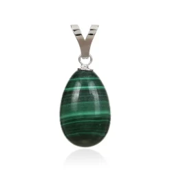 Malachit-Silberanhänger
