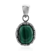Malachit-Silberanhänger (Art of Nature)