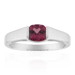 Malawi-Granat-Silberring