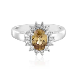 Mandarin-Zirkon-Silberring