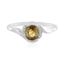 Mandarin-Zirkon-Silberring