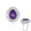 Marokkanischer Amethyst-Silberring
