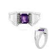 Marokkanischer Amethyst-Silberring