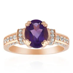 Marokkanischer Amethyst-Silberring