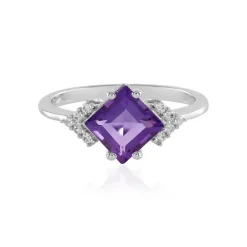 Marokkanischer Amethyst-Silberring