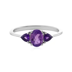 Marokkanischer Amethyst-Silberring