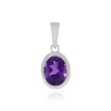 Marokkanischer Amethyst-Silberanhänger